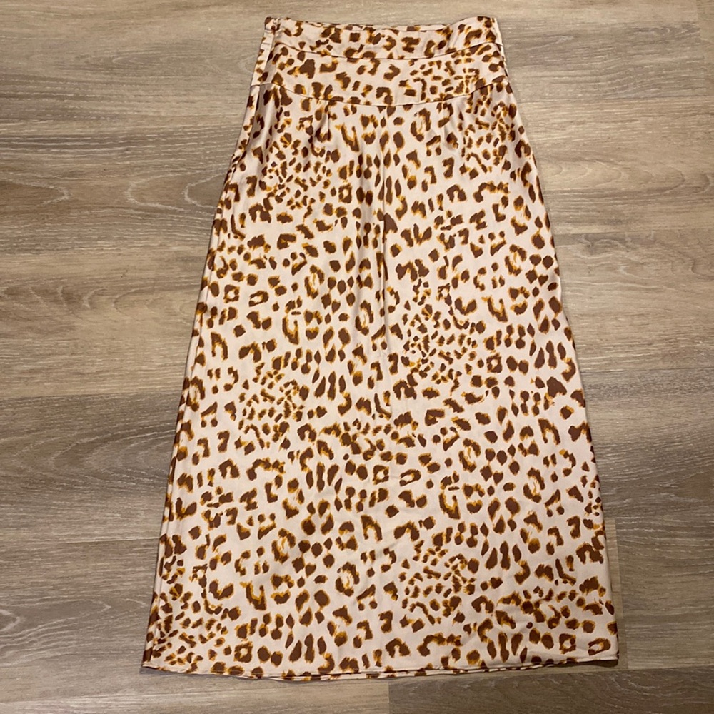 Free People Leopard Print Skirt